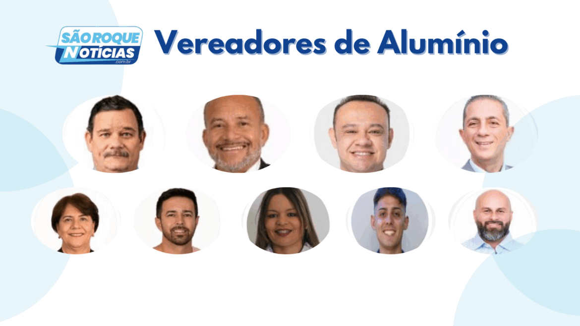 Confira os vereadores eleitos em Alumínio Confira os vereadores eleitos em Alumínio