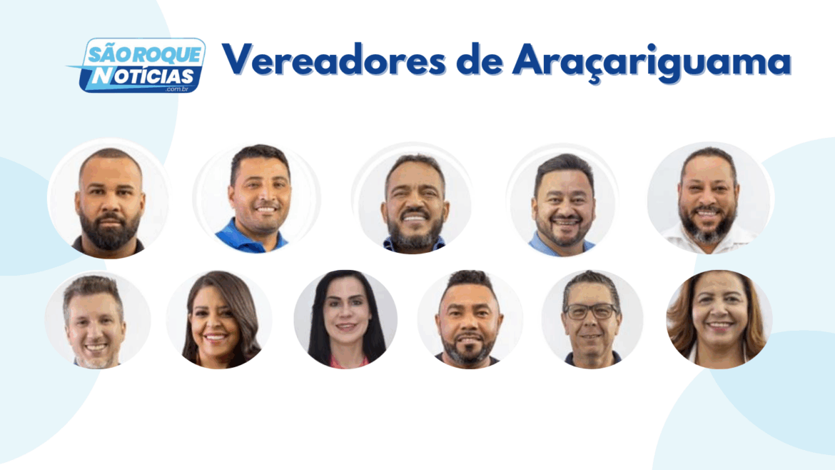 Confira os vereadores eleitos em Araçariguama Confira os vereadores eleitos em Araçariguama