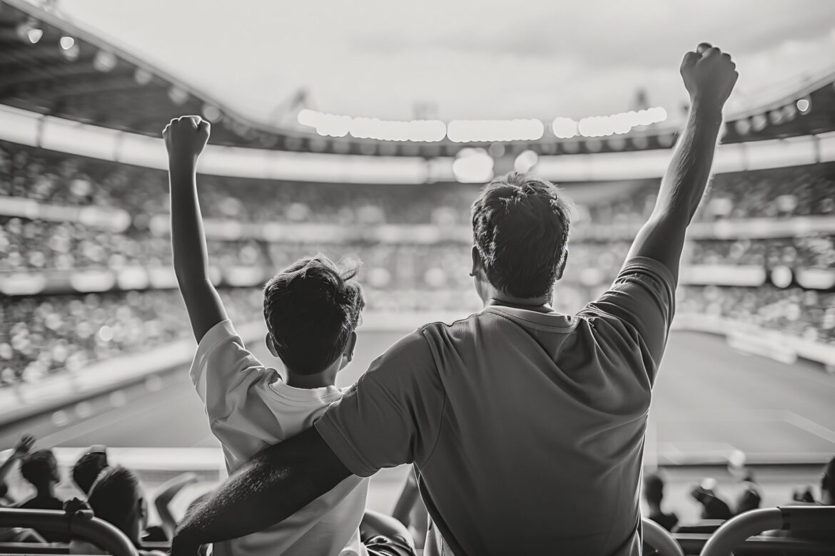 monochrome-soccer-fans-cheering